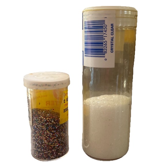 Vtg Lot Glitterex Crystal Glitter & Hygloss Multicolor Crafts Art DIY - Picture 3 of 3